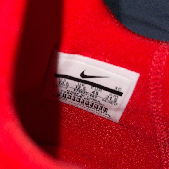 NWT Nike PG 1 Paul George University Red/BlackBasketball Shoes 878627-602 13.5 - Picture 14 of 15